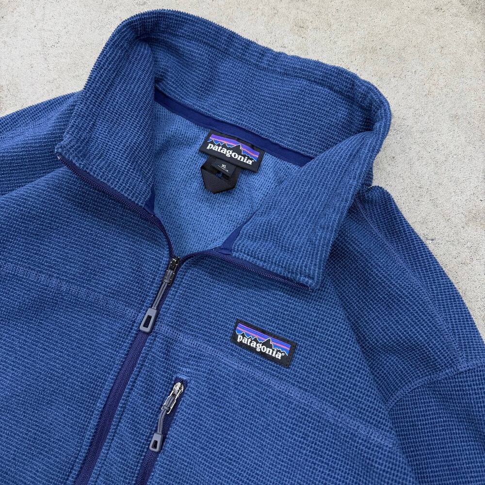 Patagonia Oakes 1/4 Zip Pullover Fleece Jacket Glass Blue Men's XL Fall 15 27325 - Picture 3 of 12